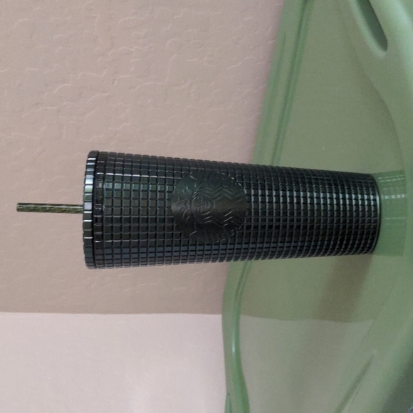 Starbucks Other - Starbucks Fall 2021 Tumbler Venti Green Glitter Grid